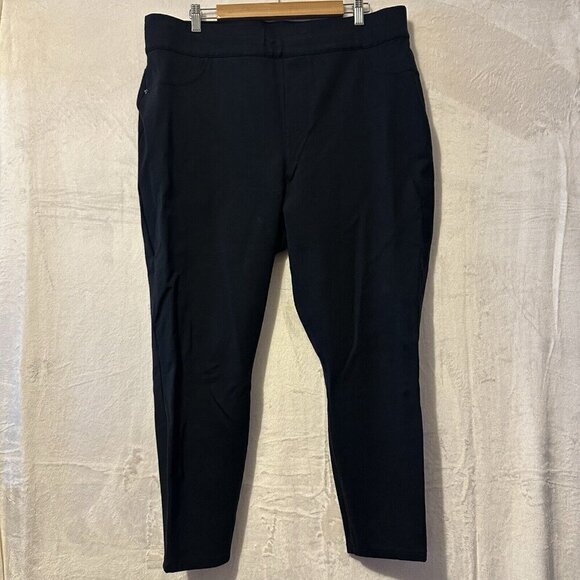 Spanx The Perfect Pant Womens 3X Slim Straight Stretch Bodycon Compression Ponte - Picture 2 of 7